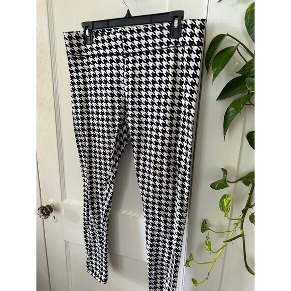 Leggings Houndstooth women’s size medium - Picture 2 of 7